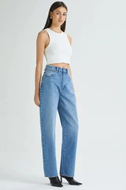 A Brand Carrie Jean Britt Recycled - Mid Vintage Blue