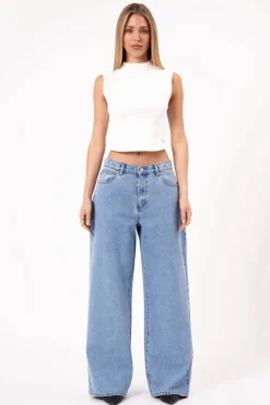 Abrand 95 Mid Super Baggy - Gigi - Mid Blue