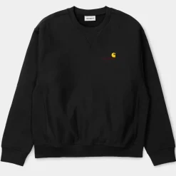 Carhartt American Script Sweat Black