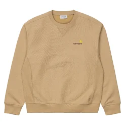 Carhartt American Script Sweat Dusty Hamilton Brown