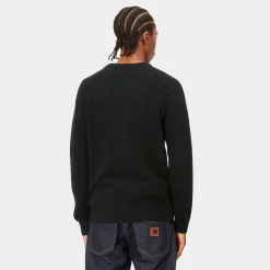 Carhartt Anglistic Sweater - Speckled Black