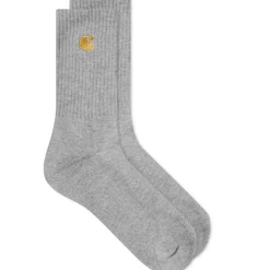 Carhartt Chase Socks - Grey Heather / Gold