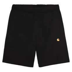 Carhartt Chase Sweat Short - Black / Gold