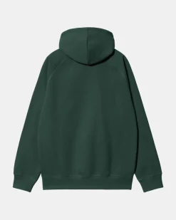 Carhartt Hooded Chase Sweat Discovery Green/Gold