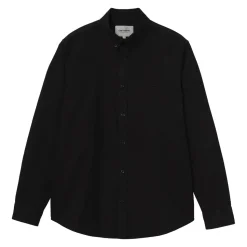Carhartt L/S Bolton Shirt Black Garment Dyed