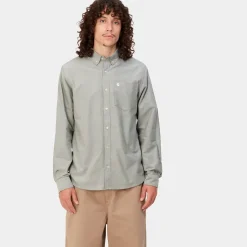 Carhartt L/S C-Logo Shirt Dollar Green