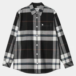 Carhartt L/S Garnett Shirt - Garnett Check, Wax