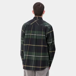 Carhartt L/S Garnett Shirt - Garnett Check, Sycamore