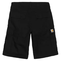 Carhartt Regular Cargo Short Black Rinsed