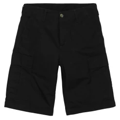 Carhartt Regular Cargo Short Black Rinsed