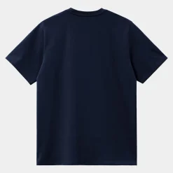 Carhartt S/S Madison T-Shirt -Dark Navy/White
