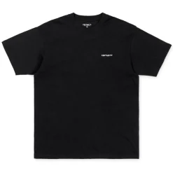 Carhartt S/S Script Embroidery Tee Black/White