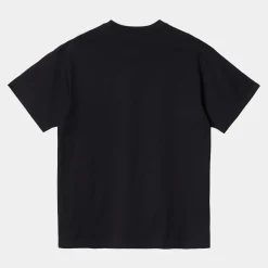 Carhartt S/S Script Embroidery T-Shirt - Black/White