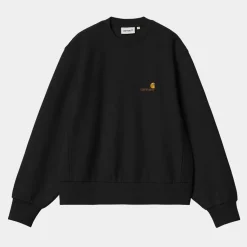 Carhartt Women's American Script Sweat - Black
