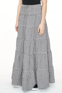 Huffer Catalina Miami Skirt - Black/Ivory