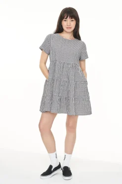Huffer Catalina Milly Dress - Black/Ivory