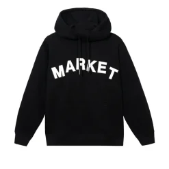 Market Community Garden Hoodie Black