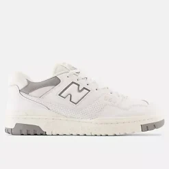 New Balance 550 White with shadow grey and summer fog
