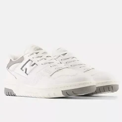 New Balance 550 White with shadow grey and summer fog