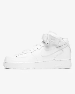 Nike Air Force 1 Mid White/White