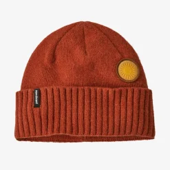 Patagonia Brodeo Beanie - Spirited Sun: Burnished Red