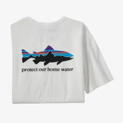 Patagonia Men's Home Water Trout Organic T-Shirt White