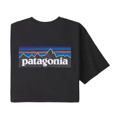Patagonia Mens P6 Logo Responsibili Tee Black