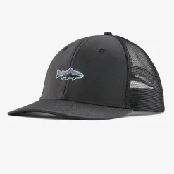 Patagonia Stand Up® Trout Trucker Hat - Ink Black
