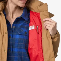 Patagonia Women's Cotton Down Parka Nest Brown