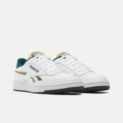 Reebeok Club C Revenge - White/Fierce gold/Collegiate green