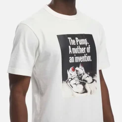 Reebok Basketball Pump Graphic Tee Chalk