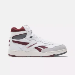 Reebok BB 4000 2 Mid - White / Classic Maroon / Pure Grey