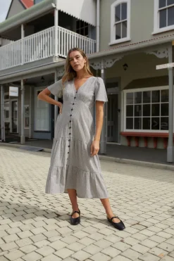 Thing Thing Happy Days Dress - Midnight Checkers