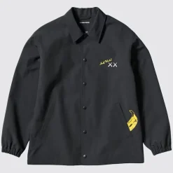 Uniqlo - KAWS + WARHOL - Face Down Companion / Banana Coach Jacket Black